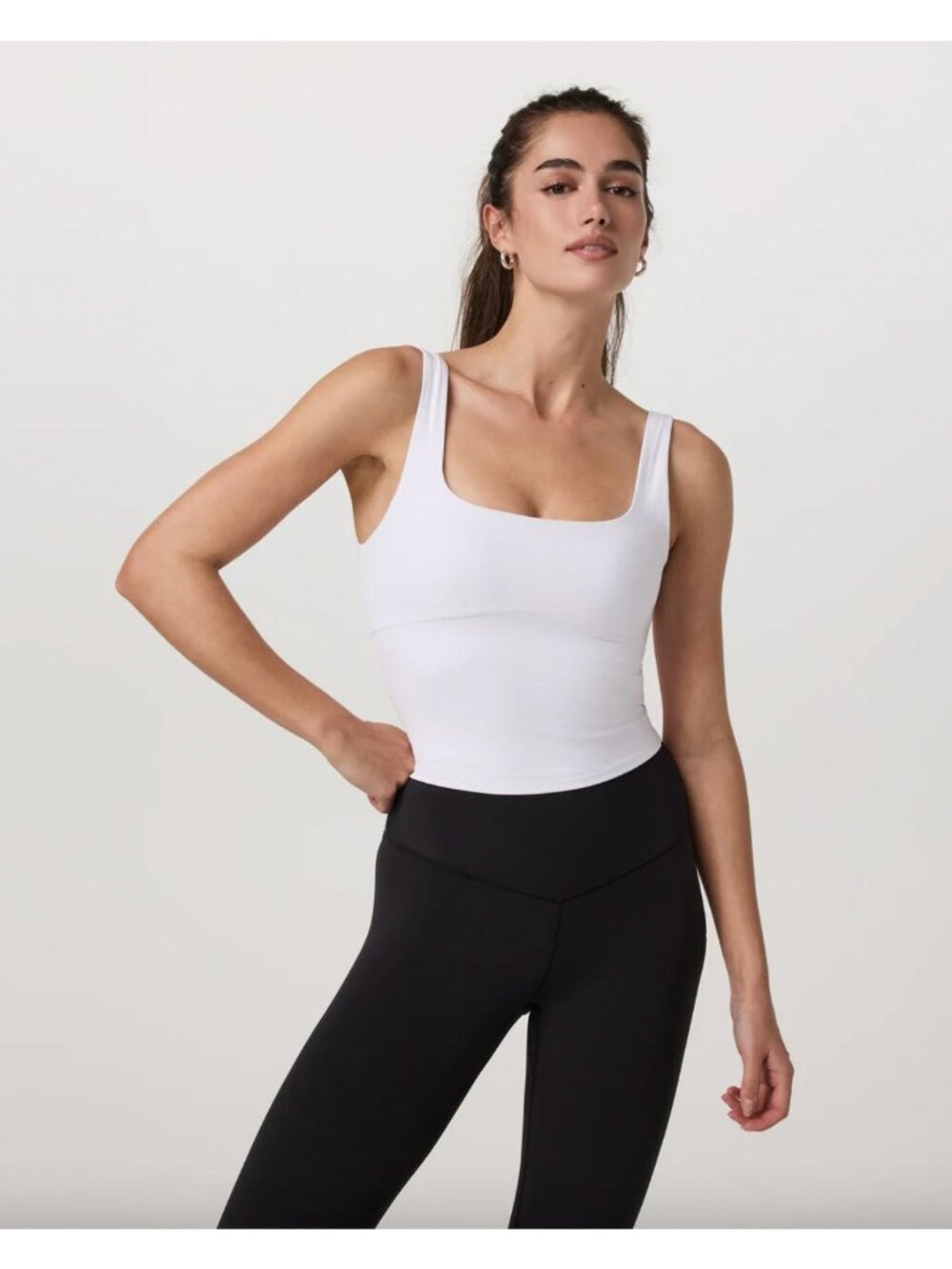 Vuori White All the Form Support Tank M Athletic Activewear Athleisure Stretch